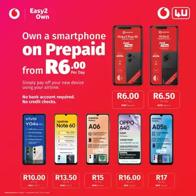 Vodacom4u catalogue (valid until 3-09)