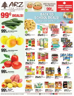 Arz Fine Foods flyer (valid until 28-08)