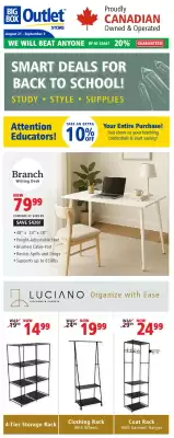 Big Box Outlet Store flyer (valid until 28-08)