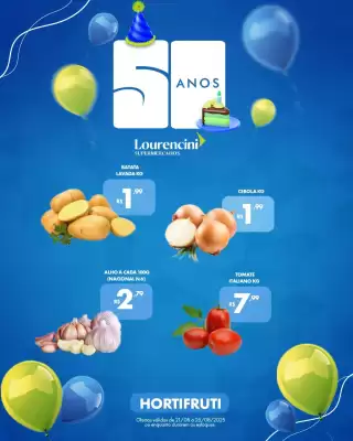 Catálogo Lourencini Supermercados (válido até 25-08)