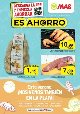 Folleto Supermercados MAS (válido hasta el 28-08)