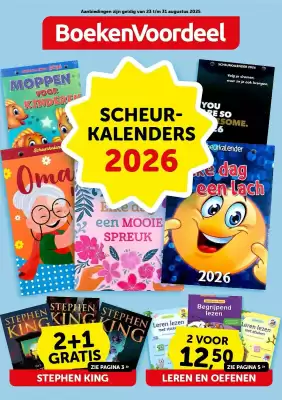 Boekenvoordeel folder (geldig t/m 31-08)