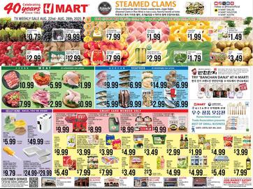 Hmart Weekly Ad week 34 Page 1