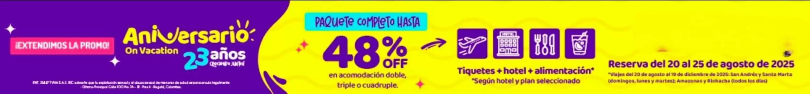 Catálogo On Vacation (válido hasta 25-08)