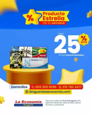 Catálogo Droguería la Economía (válido hasta 31-08)
