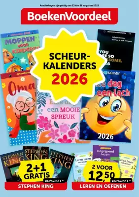 Boekenvoordeel folder (geldig t/m 31-08)