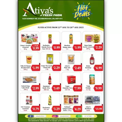 Atiya's Fresh Farm flyer (valid until 28-08)
