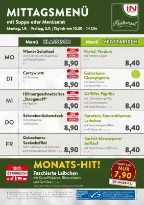 Interspar Restaurant Flugblatt (gültig bis 5-09)