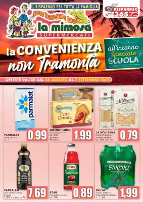 Volantino La Mimosa Supermercati (valido fino al 7-09)