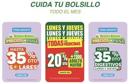 Catálogo Farmacias SanaSana Página 1