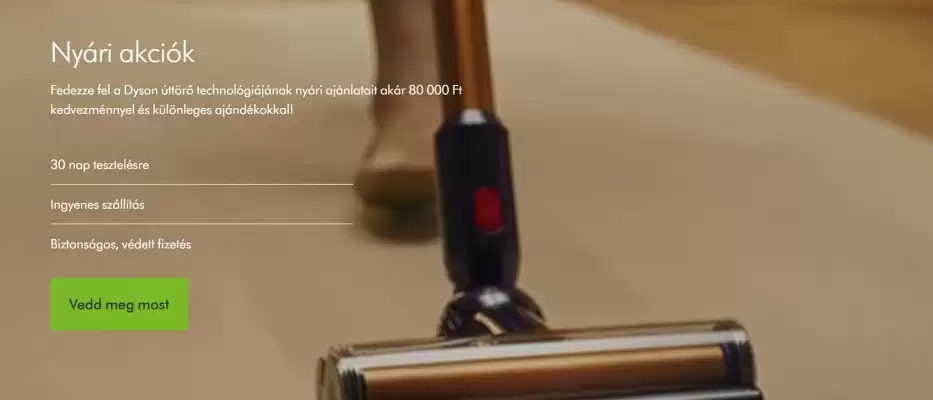 Dyson akciós újság (érvényes eddig: 31-08)