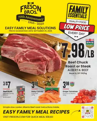 Freson Bros flyer (valid until 25-09)