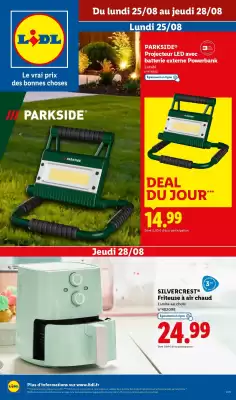 Catalogue Lidl (valable jusqu'au 28-08)
