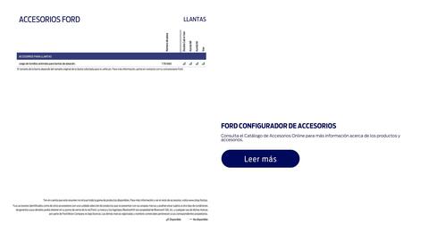 Folleto Ford Página 18