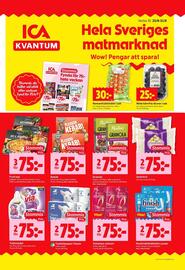ICA Kvantum reklamblad vecka 35 Sida 1