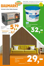 Globus Baumarkt Prospekt Seite 1