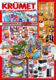 Krümet Sonderposten Prospekt woche 36 Seite 1