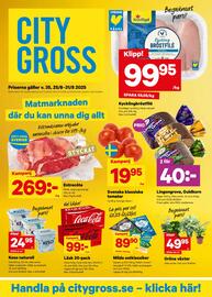 City Gross reklamblad vecka 35 Sida 1