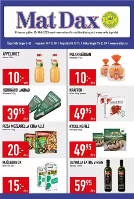Matdax reklamblad (giltig till och med 31-08)