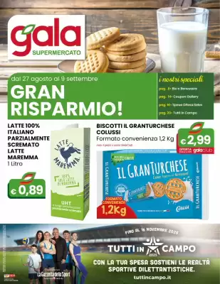 Volantino Gala Supermercati (valido fino al 9-09)