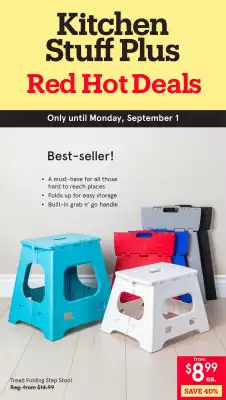 Kitchen Stuff Plus flyer (valid until 2-09)