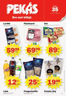 Pekås reklamblad (giltig till och med 31-08)