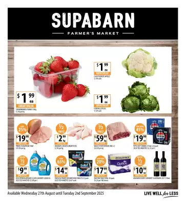 Supabarn catalogue (valid until 2-09)