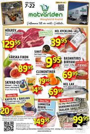 Matvärlden Tensta reklamblad vecka 35 Sida 1