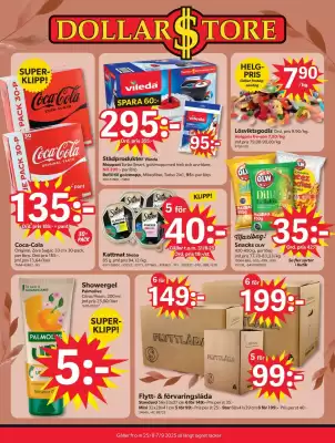 DollarStore reklamblad (giltig till och med 7-09)