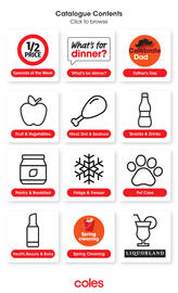 Coles catalogue week 35 Page 1