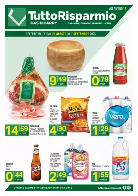 Volantino Tutto Risparmio Cash&Carry (valido fino al 7-09)