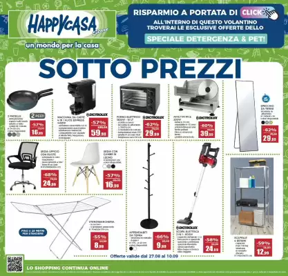 Volantino Happy Casa (valido fino al 10-09)