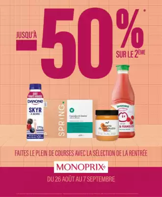 Catalogue Monoprix (valable jusqu'au 7-09)