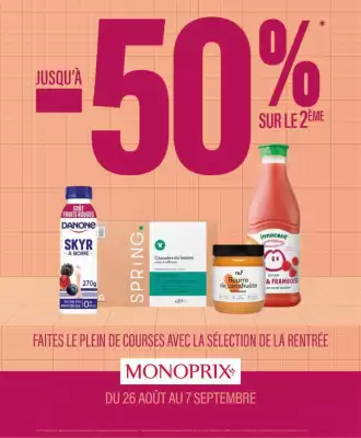Catalogue Monop' (valable jusqu'au 7-09)