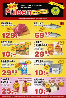 Nya Pulsen reklamblad (giltig till och med 31-08)