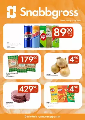 Snabbgross reklamblad (giltig till och med 7-09)