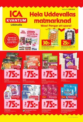 ICA Supermarket reklamblad (giltig till och med 31-08)