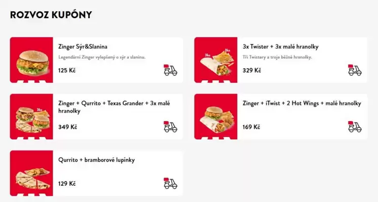 KFC leták (platné do 31-08)