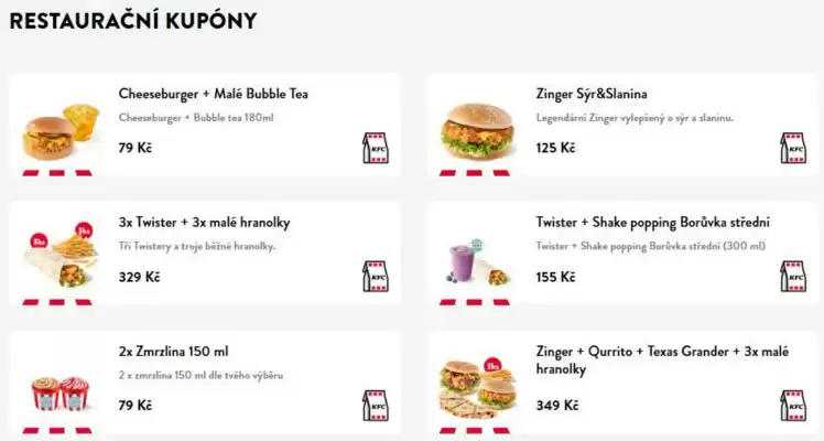 KFC leták (platné do 31-08)