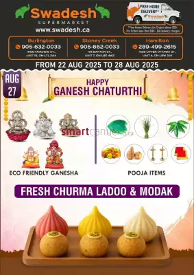 Swadesh Supermarket flyer (valid until 2-09)