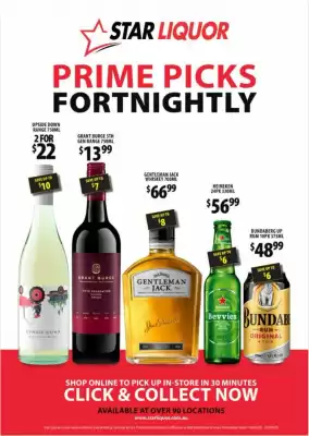 Star Liquor catalogue (valid until 1-09)
