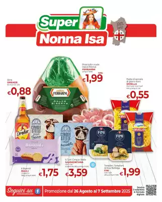 Volantino Supermercati Nonna Isa (valido fino al 7-09)