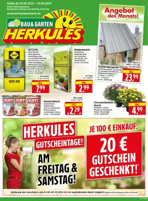 Herkules Baumarkt Prospekt (gültig bis 30-08)
