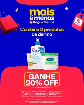 Catálogo Farmácias Pague Menos (válido até 31-08)