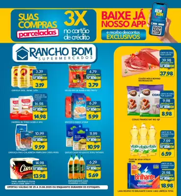 Catálogo Rancho Bom Supermercados (válido até 31-08)