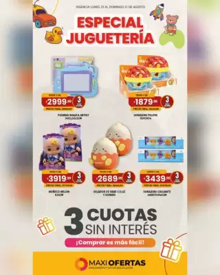 Catálogo Maxi Ofertas (válido hasta 31-08)