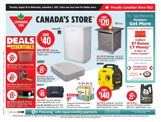 Canadian Tire flyer (valid until 3-09)