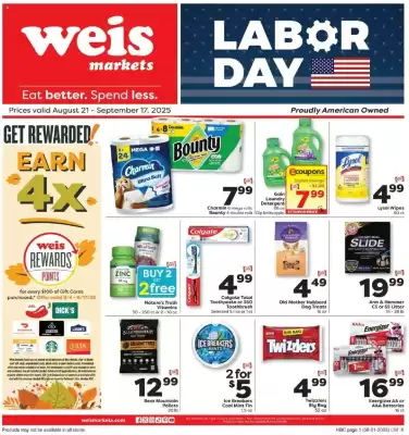 Weis Markets Weekly Ad (valid until 17-09)