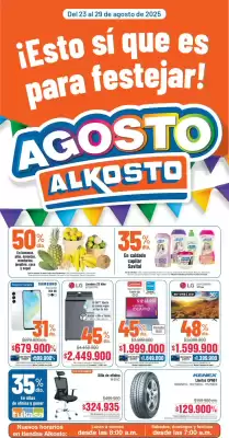 Catálogo Alkosto (válido hasta 29-08)