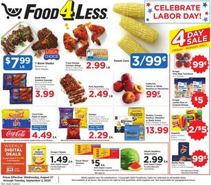 Food 4 Less Weekly Ad week 35 Page 1
